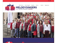 Tablet Screenshot of melodysingers.nl